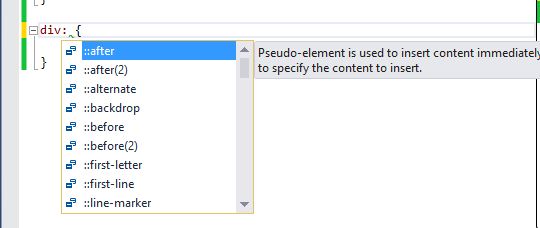 Pseudo class in CSS 3
